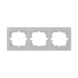 Solera Marco para 3 elementos horizontal blanco 225x81mm serie Europa ERP73U Precio: 4.58999948. SKU: S7906935