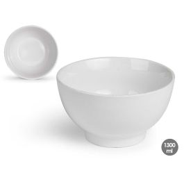 Bol Porcelana Blanca 1300Ml Vessia 18X10CM (16 Unidades) Precio: 47.49999958. SKU: B1C3HABETB