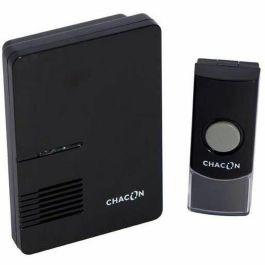 Chacon Timbre Inalámbrico para puerta, fácil de instalar, con amplio alcance de 80 metros y 32 melodías seleccionables.