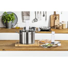 Zwilling ENFINIGY Sous Vide Stick Blanco, Circulador de inmersión, 90°C, Plástico/Acero inoxidable, 1200W, Temporizador 100h