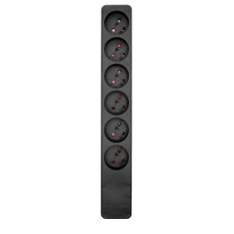 MicroConnect MC-GRU0600DKB Regleta de Alimentación de 6 Tomas Danesas con Diseño Abierto y Color Negro MicroConnect MC-GRU0600DKB Regleta de Alimentación de 6 Tomas Danesas con Diseño Abierto y Color Negro