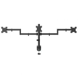 AISENS - SOPORTE DE MESA ECO GIRATORIO E INCLINABLE PARA 3 MONITORES 10KG (3 PIVOTES, 2 BRAZOS) DE 13-27, NEGRO AISENS - SOPORTE DE MESA ECO GIRATORIO E INCLINABLE PARA 3 MONITORES 10KG (3 PIVOTES, 2 BRAZOS) DE 13-27, NEGRO
