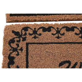 Felpudo Terraza Y Jardin DKD Home Decor Marron Negro 45 x 2.3 x 75 cm (6 Unidades)
