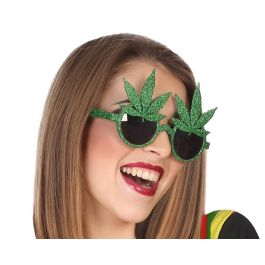 Gafas Hippie Hojas Verdes Adulto Precio: 1.49999949. SKU: B16NP9SWD2