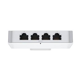 Ubiquiti U6 In-Wall - Punto de Acceso WiFi 6 (AX) para Montaje en Pared, 2.4/5 GHz, 5.3 Gbps, con 4 Puertos LAN Gigabit, PoE+