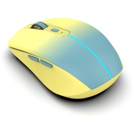 INCA IWM-511RS Ratón Inalámbrico & Bluetooth 1600 DPI 6D Taste Amarillo