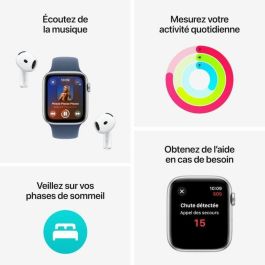 Apple Watch SE GPS - 40 mm - Caja de aluminio medianoche - Correa deportiva en color tinta