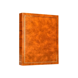 Liderpapel Álbum de Fotos Serie Classic con Anillas y 20 Hojas Autoadhesivas, Color Marrón