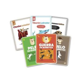 Asmodee Juego Throw Throw Burrito Combinación de Juego de Cartas y Balón Prisionero Edad Mínima 7 Años
