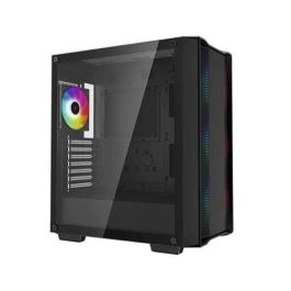 Deepcool Caja Gaming ATX CC560 V2 Negro, Vidrio Templado, 4 Ventiladores RGB, Soporte AIO 360mm, Compatible ATX/Micro-ATX/Mini-ITX, R-CC560-BKTAA4-G-2 Deepcool Caja Gaming ATX CC560 V2 Negro, Vidrio Templado, 4 Ventiladores RGB, Soporte AIO 360mm, Compatible ATX/Micro-ATX/Mini-ITX, R-CC560-BKTAA4-G-2