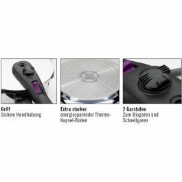 GSW Olla a Presión RAPID 4005643671422, Acero Inoxidable, Inducción, 18 cm / 4 L