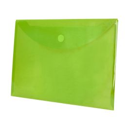 Carpeta Liderpapel Dossier A4 Cierre De Velcro Verde 12 unidades