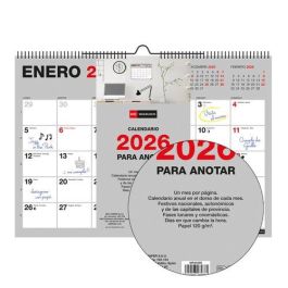 Calendario (2026) Miquelrius Pared Basic Mensual Para Escribir A4 296X210 Precio: 5.99103065. SKU: B1EVC2Q6EB