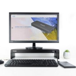 TooQ TQMR0124 Soporte elevador para Monitor y Portátil con 3 puertos USB 2.0 hasta 20 kg Negro TooQ TQMR0124 Soporte elevador para Monitor y Portátil con 3 puertos USB 2.0 hasta 20 kg Negro
