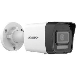 Hikvision Cámara IP Bullet 4MP 2.8mm Smart Hybrid Light 30m WDR IP67 PoE con Micrófono para Seguridad SMB