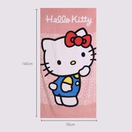 Toalla de Playa Hello Kitty Rosa 70 x 140 cm