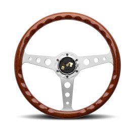 MOMO Volante Madera Indy Heritage 350 MOMVINDYHERMW35 Caoba Aluminio 350mm
