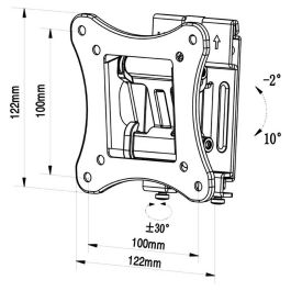 Soporte TV TM Electron 15 kg 10"-24" Soporte TV TM Electron 15 kg 10"-24"