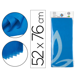 Liderpapel Papel seda 52x76cm 18g/m2 Azul Bolsa 5 Hojas Precio: 1.49999949. SKU: B1CR8VMCY9