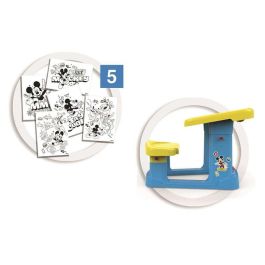Pupitre con banco mickey 57x73x49 cm incluye 5 laminas Pupitre con banco mickey 57x73x49 cm incluye 5 laminas