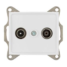 Solera Toma final de señal para tv y radio, serie Europa, modelo ERP47, color blanco Precio: 14.49999991. SKU: S7906906