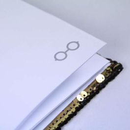 Cerdá Cuaderno Premium Lentejuelas Harry Potter Dorado
