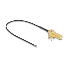 DELOCK Cable de Antena SMA 90° a I-PEX MHF 4L 1.13, 25cm, 2.4GHz, 50Ω, Conector SMA Macho a MHF4 Macho, Negro Precio: 8.8209. SKU: B1BDNKK24F