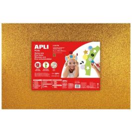 Goma Eva Apli Hoja 40X60 Cm Purpurina Oro Paquete De 3 Precio: 8.98999992. SKU: B1FPNSJEZ5