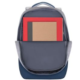 RIVACASE 7567 Mochila Riva Prater para portátil 17.3" gris/azul oscuro