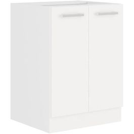 Atlas ATLAS60D2F Mueble bajo con 2 puertas, decoración blanca, L60cm, se vende sin encimera Precio: 119.50000051. SKU: B1FPF82ENB