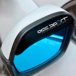 Occ Sport OCCDEC020 Protector de Lluvia para Espejo Retrovisor Lateral Ahumado Pack de 2