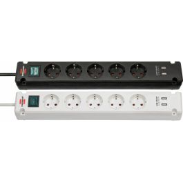 Regleta Enchufes 5 Tomas con Interruptor Brennenstuhl Bremounta 3600 W USB x 2 (3 m)