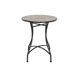 Mesa Terraza Y Jardin DKD Home Decor Multicolor Negro 60 x 72 x 60 cm Mesa Terraza Y Jardin DKD Home Decor Multicolor Negro 60 x 72 x 60 cm