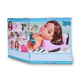 Famosa Nancy Busto Morena Hair Salon Set para Peinar y Lavar el Cabello con Lavacabezas Funcional