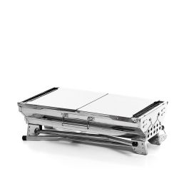 Barbacoa Plegable de Acero Inoxidable para Carbón ExelQ InnovaGoods Barbacoa Plegable de Acero Inoxidable para Carbón ExelQ InnovaGoods
