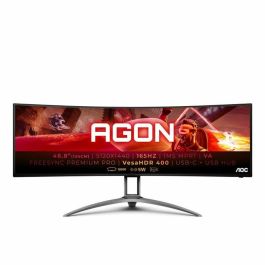 Monitor Gaming Ultrapanorámico Curvo AOC Agon AG493UCX2 48.8"/ Dual QHD/ 1ms/ 165Hz/ VA/ Multimedia/ Negro Precio: 1078.49999994. SKU: B1BEML9KL3