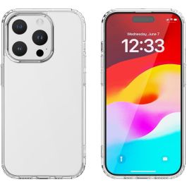 4smarts 540603 Set de Protección 360 para Apple iPhone 15 - Carcasa Rígida Transparente Compatible con MagSafe