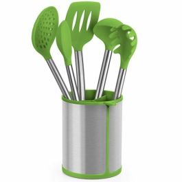 Juego de Utensilios de Cocina BRA A197011 Verde Acero Inoxidable (5 Piezas) Juego de Utensilios de Cocina BRA A197011 Verde Acero Inoxidable (5 Piezas)