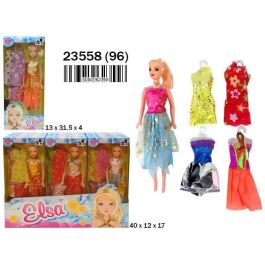 Rama Muñeca con 4 vestidos para +3 años, 13x31.5x4 cm, modelos surtidos Precio: 2.50000036. SKU: B13R9ZH5T4