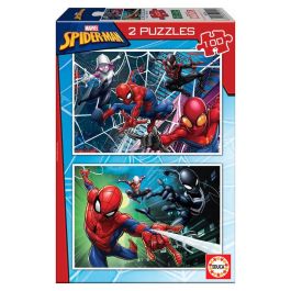 Educa Puzzle Spiderman 2x100 Piezas | Juego de 2 Puzzles de 100 Piezas | Edad Recomendada 6-8 años Precio: 9.99944. SKU: S2403680