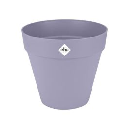 Elho ELH9203539040400 Maceta Loft Urban Redonda con Ruedas, Morada, 40 cm, Exterior, 100% Reciclada (L 39 x An 38.5 x Al 35 cm)
