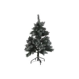 DKD Home Decor Árbol de Navidad Nevado 150 Leds Desmontable Verde 84 x 120 x 84 cm