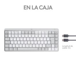 Teclado Inalámbrico Logitech 920-010799 Blanco Qwerty Español QWERTY Qwerty US Inglés EEUU Teclado Inalámbrico Logitech 920-010799 Blanco Qwerty Español QWERTY Qwerty US Inglés EEUU