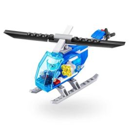 Zuru ZUR4894680033122 Set de Construcción Comisaría Mediana 321 Piezas con Helipuerto