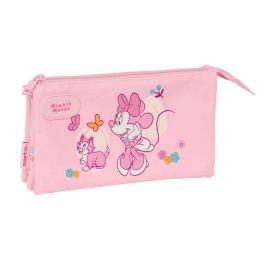 Bolso Escolar Portatodo Safta Triple Minnie Mouse Baby 120x220x30 mm
