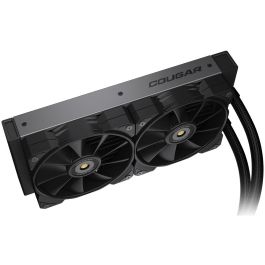 Cougar Poseidon-GT 240. Sistema de Refrigeración Líquida CPU AIO 240mm ARGB, Iluminación RGB Multi, 2 Ventiladores 12cm, Negro