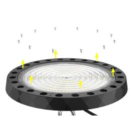 Lumileds 1177-HB-JL16AL-100W-CW Campana LED Industrial 100W 17000Lm 5000K Regulable TRIAC y Ángulo Ajustable 60-120º IP65 50000H