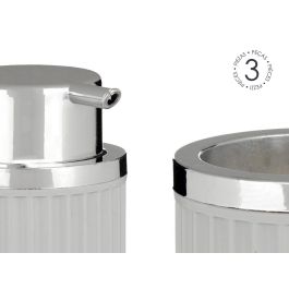 Set Baño 3 Piezas Gris Berilo - Jabonero, Dispensador y Bote (12 Unidades) Set Baño 3 Piezas Gris Berilo - Jabonero, Dispensador y Bote (12 Unidades)