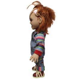 MEZCO TOYZ Figura Chucky El Muñeco Diabólico parlante 38cm Articulado con Voz y Cuchillo