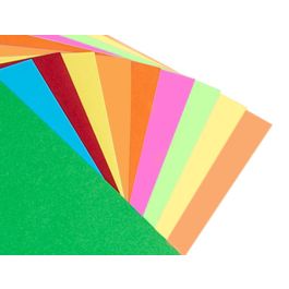 Bloc Trabajos Manuales Liderpapel Cartulina 240x315 mm 10 Hojas 5 Colores Neon + 5 Colores Intensos